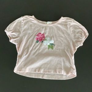 Truly Madly Deeply Floral Crop Tee 🌸